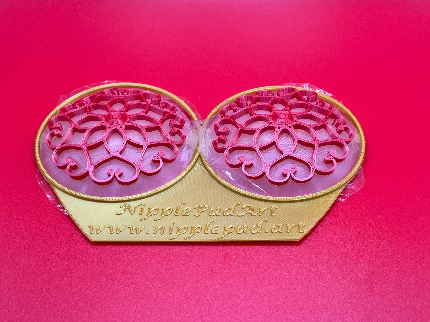 Wiederverwendbare Nippelpads mit Spitze - verschiedene Farben