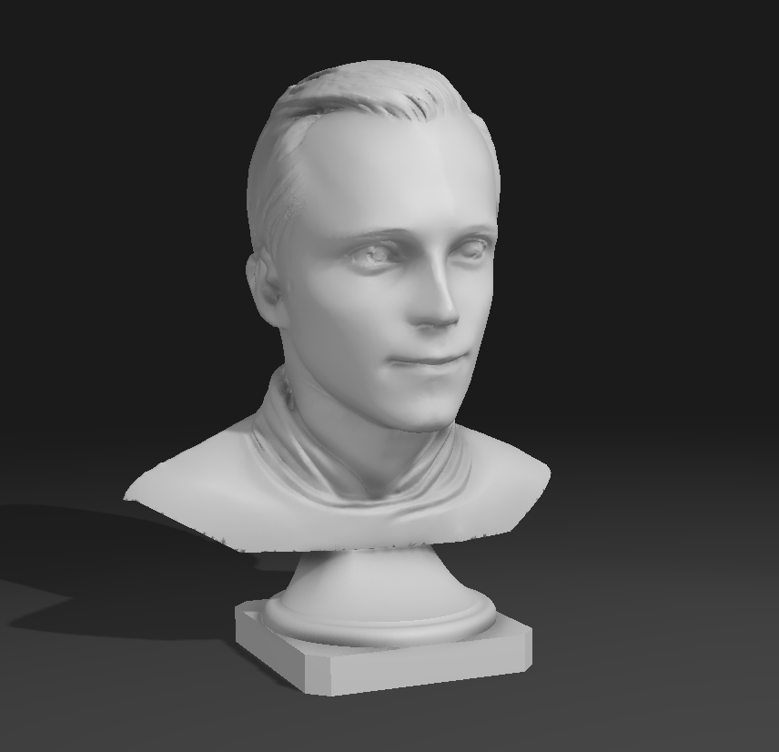 Personalisierte 3D-gedruckte Büste