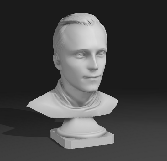 Personalisierte 3D-gedruckte Büste
